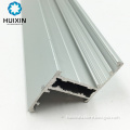 Customized shapes and anodized natural silver aluminum profile for windows